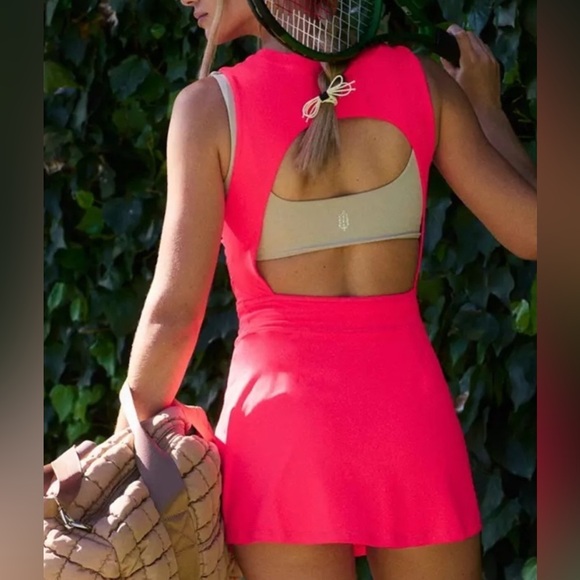 FP MOVEMENT Easy Does It Skortsie Dress NWT Electric Sunset - Picture 2 of 3